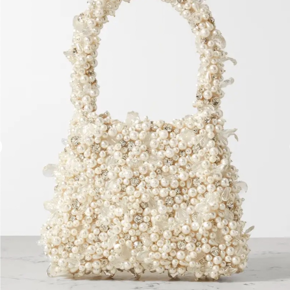 Clio Peppiatt Bridal crystal embellished bag